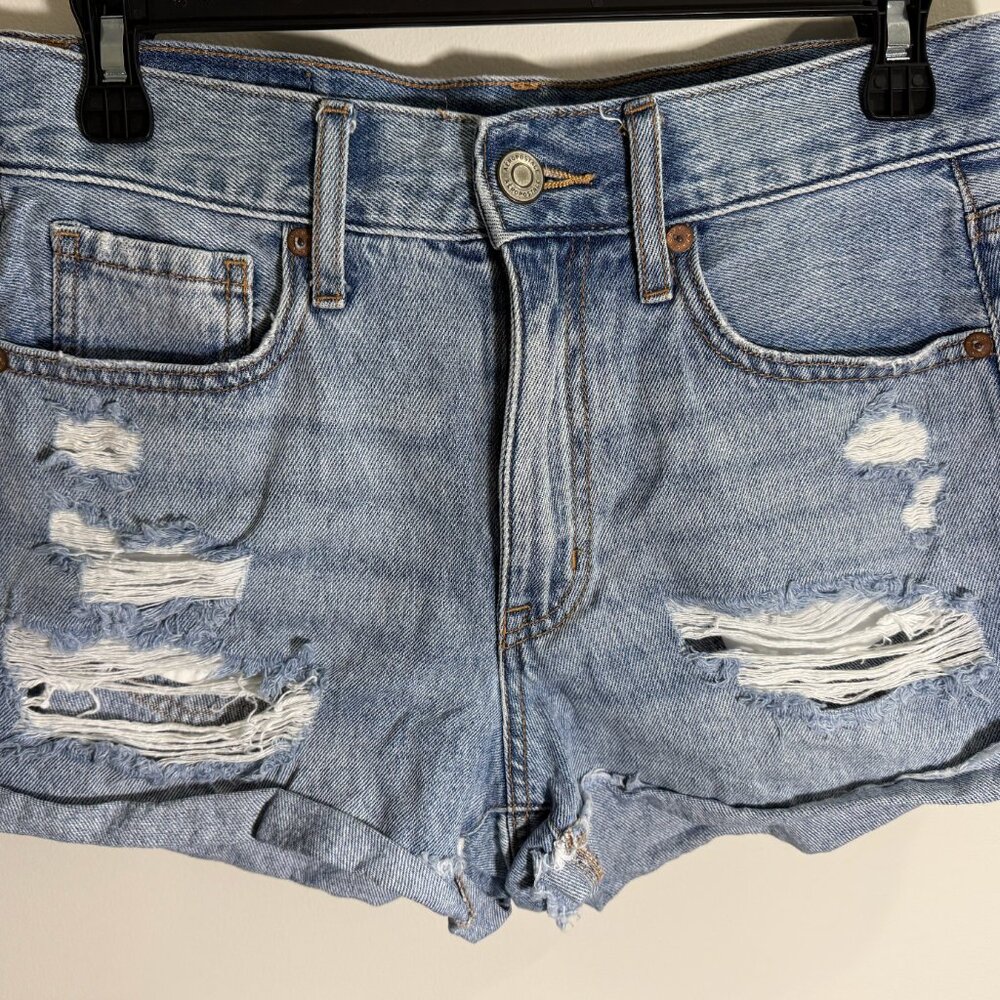 Aeropostale Distressed Jean Shorts